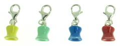 Silver Charm enamel jewelry